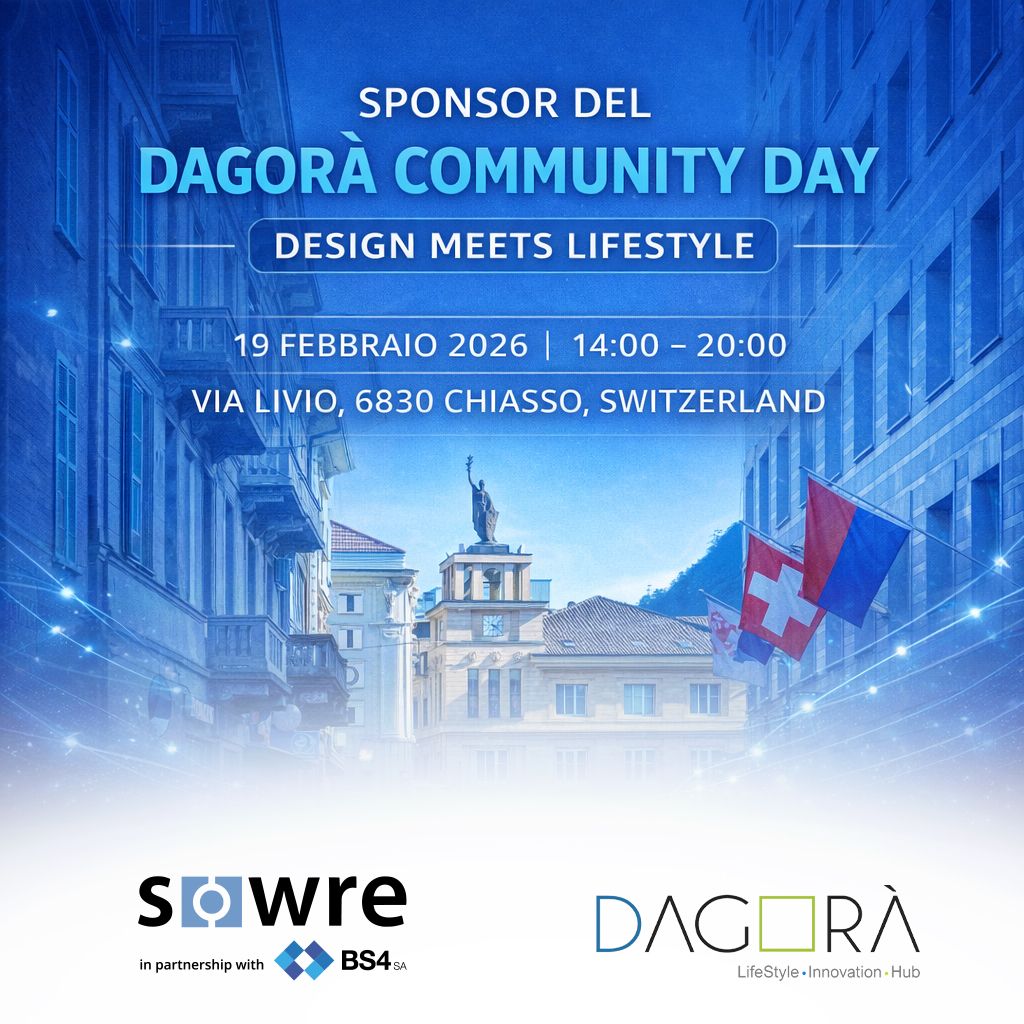 BS4 e Sowre sponsor del Dagorà Community Day – Design meets Lifestyle
